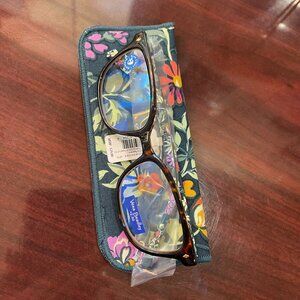 Vera Bradley Brinna Readers 2.50 Fresh Cut Floral Green